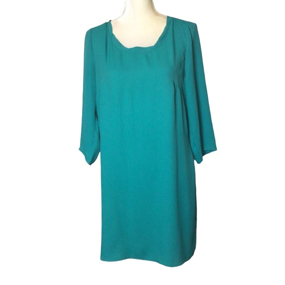 MNG Basics Green Tunic/Mini Dress Size US 6 - Picture 2 of 9